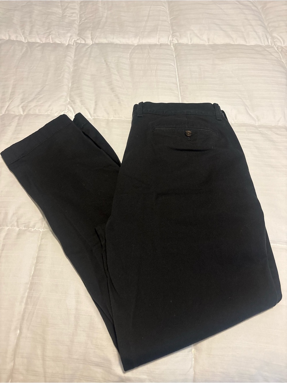 J. Crew Flex Straight Black Chino Pants Size 34x31